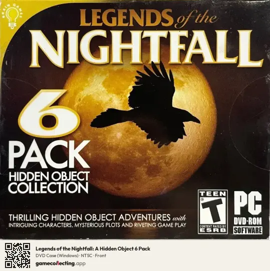Legends of the Nightfall: A Hidden Object 6 Pack Computer, NTSC box front