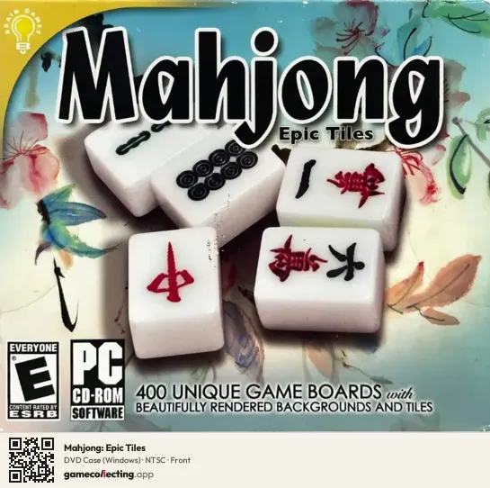 Mahjong: Epic Tiles Computer, NTSC box front