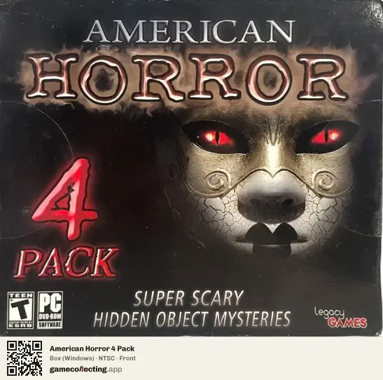 American Horror 4 Pack Computer, NTSC box front