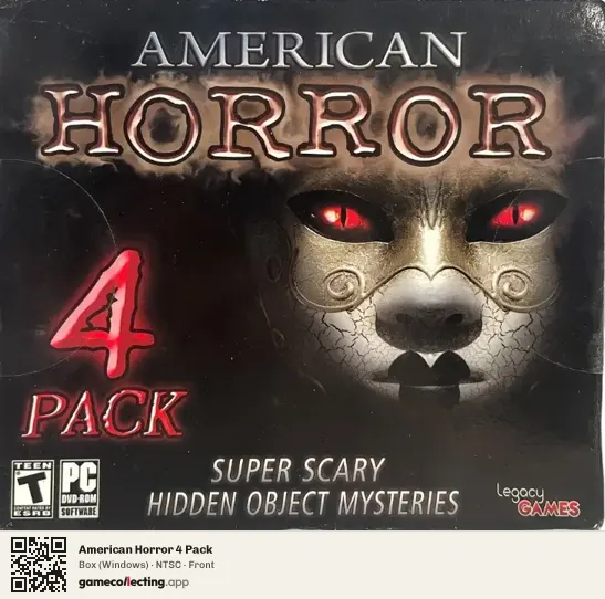 American Horror 4 Pack Computer, NTSC box front