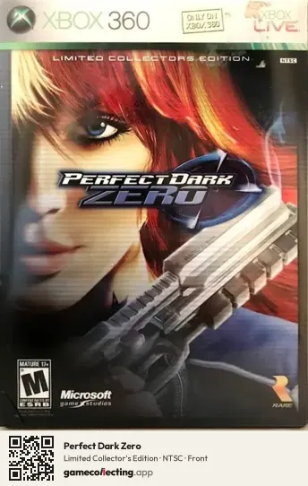 Perfect Dark Zero Xbox 360, NTSC box front