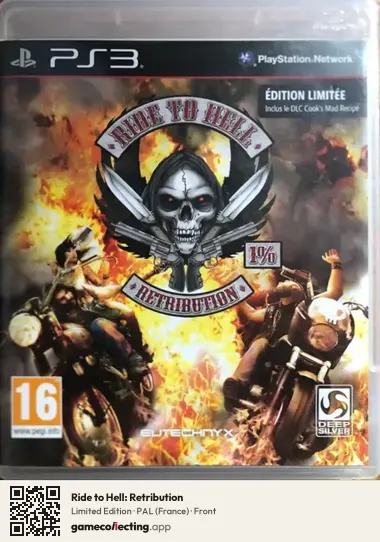 Ride to Hell: Retribution PlayStation 3, France box front