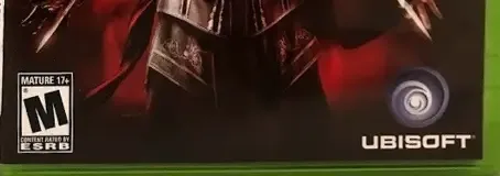 Assassin's Creed II, the ESRB box on its front