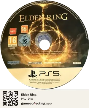 Elden Ring PlayStation 5, PAL disc