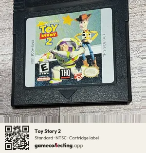 Toy Story 2 Game Boy Color, NTSC cartridge label