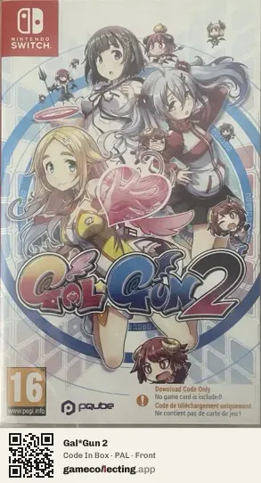 Gal*Gun 2 Nintendo Switch, PAL box front