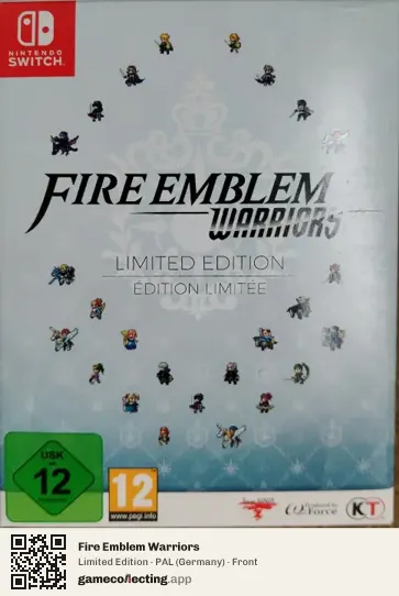 Fire Emblem Warriors Nintendo Switch, Germany box front