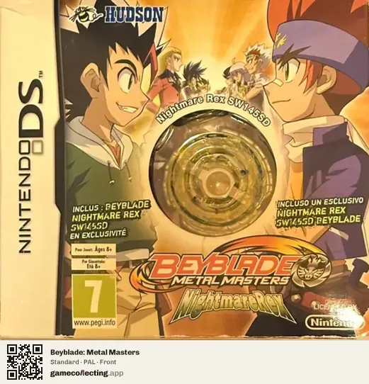 Beyblade: Metal Masters Nintendo DS, PAL box front