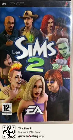 The Sims 2 PlayStation Portable, PAL box front