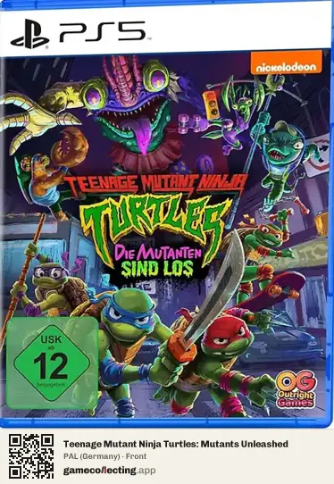 Teenage Mutant Ninja Turtles: Mutants Unleashed PlayStation 5, Germany box front
