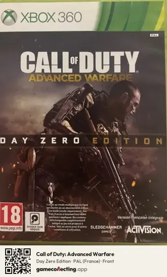 Call of Duty: Advanced Warfare Xbox 360, France box front