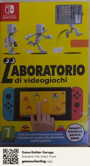 Game Builder Garage Nintendo Switch, Italy box front