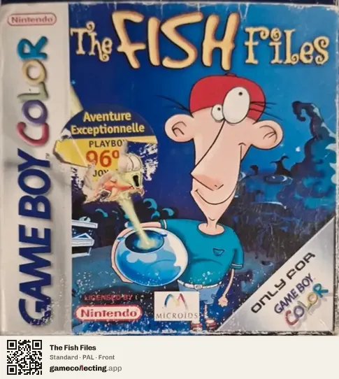 The Fish Files Game Boy Color, PAL box front