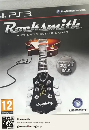 Rocksmith PlayStation 3, Germany box front