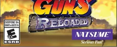 Wild Guns Reloaded, the ESRB box on its front