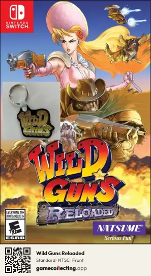 Wild Guns Reloaded Nintendo Switch, NTSC box front