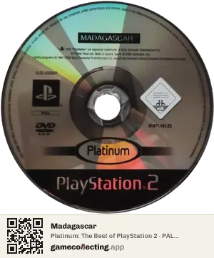 Madagascar PlayStation 2, PAL disc