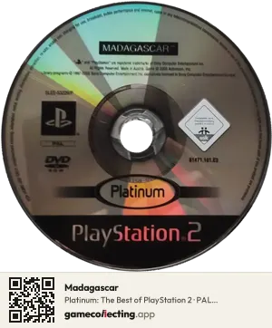 Madagascar PlayStation 2, PAL disc