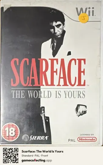 Scarface: The World Is Yours Nintendo Wii, PAL box front