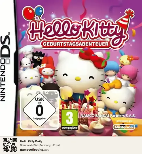 Hello Kitty Daily Nintendo DS, Germany box front