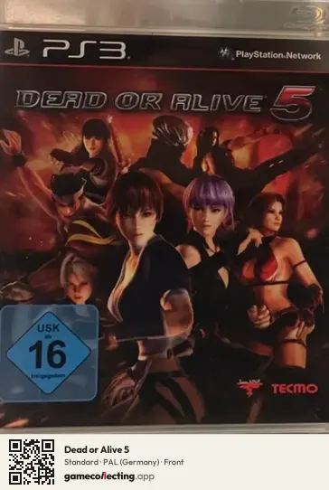 Dead or Alive 5 PlayStation 3, Germany box front