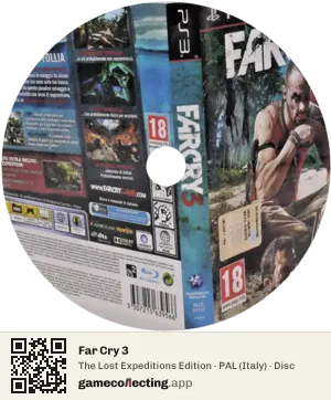Far Cry 3 PlayStation 3, PAL disc