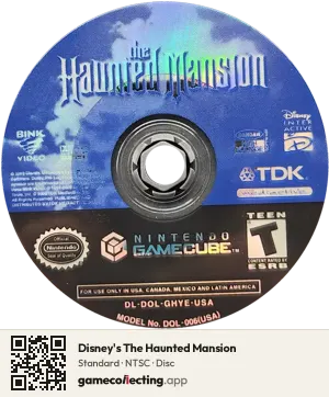 Disney's The Haunted Mansion Nintendo GameCube, NTSC disc