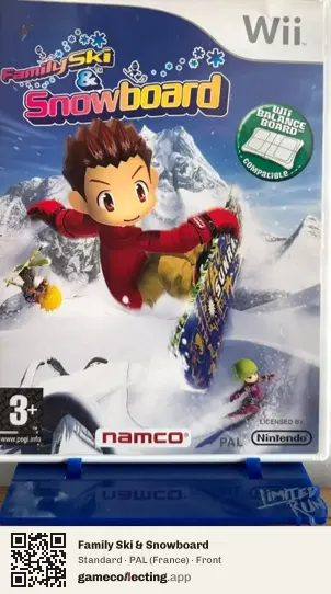 Family Ski & Snowboard Nintendo Wii, France box front