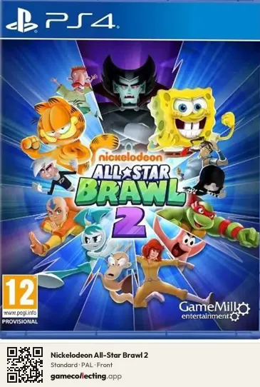 Nickelodeon All-Star Brawl 2 PlayStation 4, PAL box front
