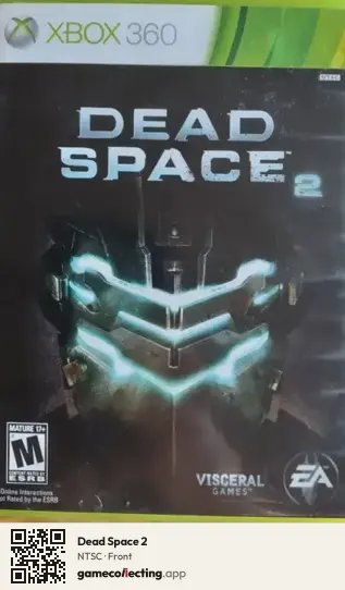 Dead Space 2 Xbox 360, NTSC box front