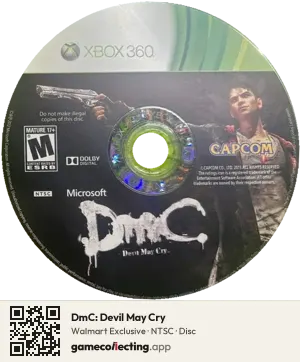 DmC: Devil May Cry Xbox 360, NTSC disc