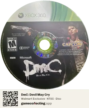 DmC: Devil May Cry Xbox 360, NTSC disc