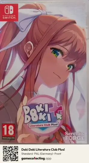 Doki Doki Literature Club Plus! Nintendo Switch, Germany box front