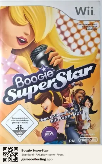Boogie SuperStar Nintendo Wii, Germany box front