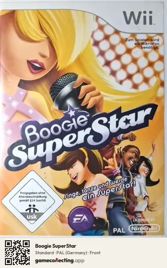 Boogie SuperStar Nintendo Wii, Germany box front