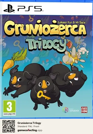 Gruniożerca Trilogy PlayStation 5, PAL box front