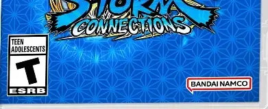 Naruto x Boruto: Ultimate Ninja Storm Connections, the ESRB box on its front