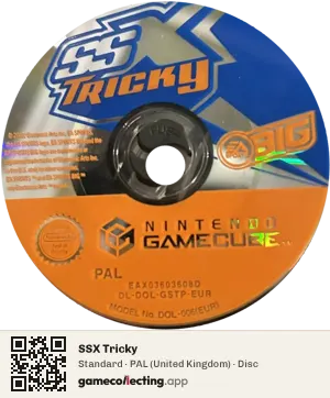 SSX Tricky Nintendo GameCube, PAL disc