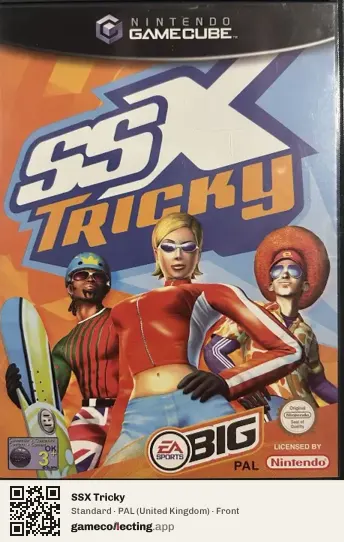 SSX Tricky Nintendo GameCube, United Kingdom box front