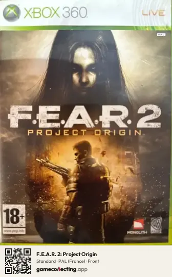 F.E.A.R. 2: Project Origin Xbox 360, France box front
