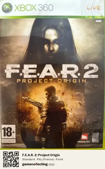 F.E.A.R. 2: Project Origin Xbox 360, France box front