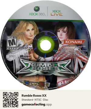 Rumble Roses XX Xbox 360, NTSC disc