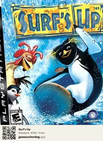 Surf's Up PlayStation 3, NTSC box front