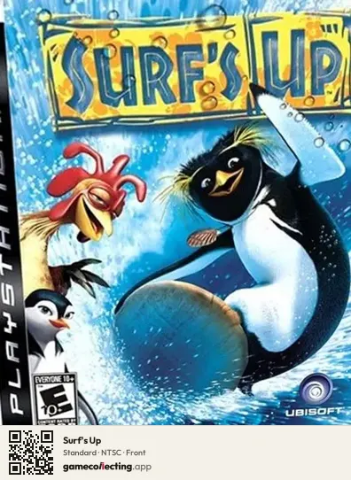 Surf's Up PlayStation 3, NTSC box front