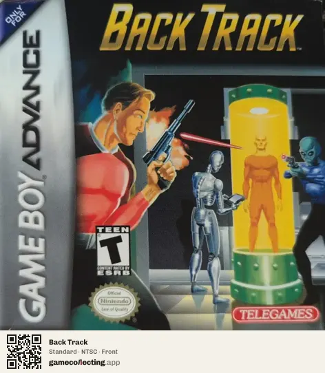 Back Track Game Boy Advance, NTSC box front