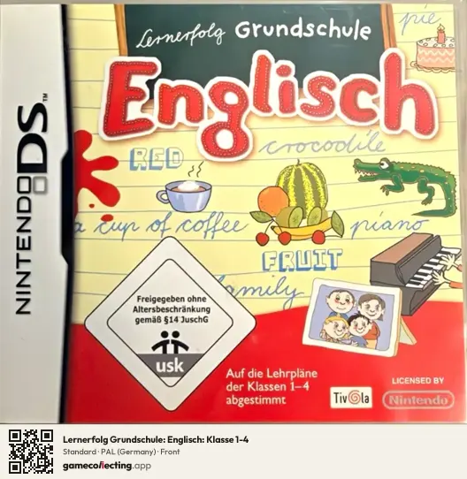 Lernerfolg Grundschule: Englisch: Klasse 1-4 Nintendo DS, Germany box front
