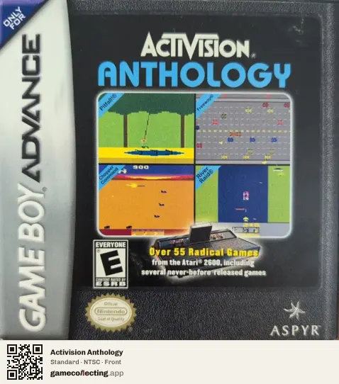 Activision Anthology Game Boy Advance, NTSC box front