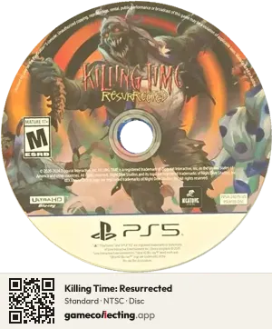 Killing Time: Resurrected PlayStation 5, NTSC disc