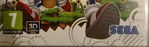 Sonic Generations, the PEGI square on its front