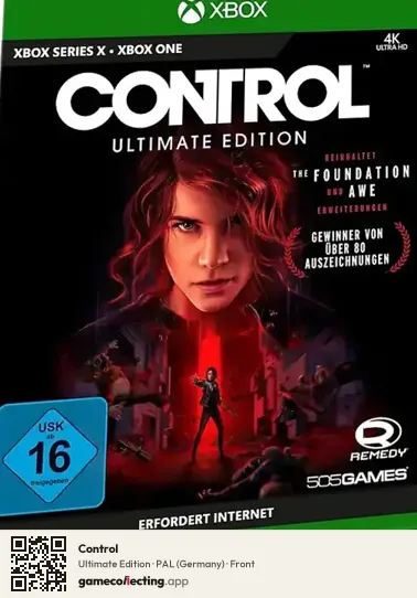 Control Xbox One, Germany box front